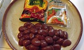 Králičí párty ledvinky, ledvinky (půlka) s chili a parmezánem
