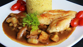 Kuřecí prsa s fenyklem na balsamicu