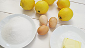 Lemon Curd z mikrovlnky, suroviny