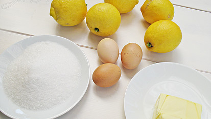 Lemon Curd z mikrovlnky, suroviny