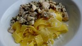 Máslové kuřecí s pepřovou omáčkou a pappardelle, Máslové kuřecí s pepřovou omáčkou a pappardelle