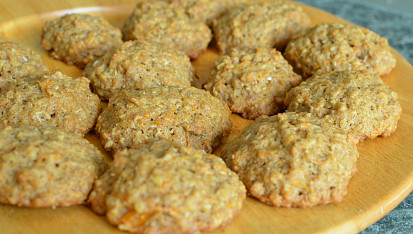 Mrkvové cookies s ovesnými vločkami