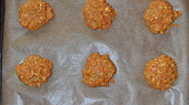 Mrkvové cookies s ovesnými vločkami, Před pečením