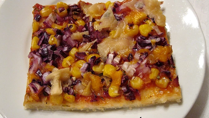 Pizza bez lepku, mléka a vajec