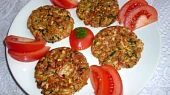 Placičky ze surimi, vloček a špenátu