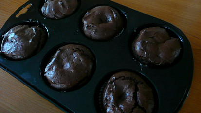 Bezlepkové pudingové muffiny s pistáciovým srdíčkem