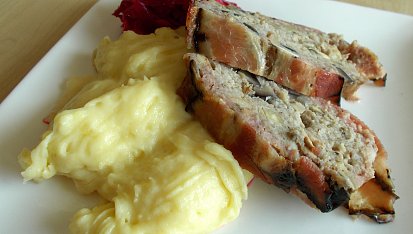 Sekaná podle Itala (Polpettone con pancetta)