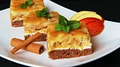 Skládaný jablkový koláč