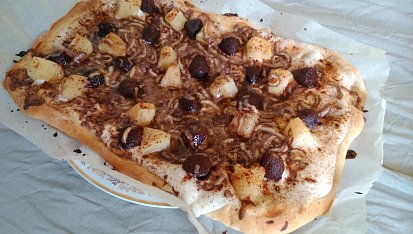 Sladká pizza