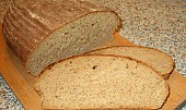 Syrovátkový celozrnný chleba, Syrovátkový celozrnný chleba - na řezu