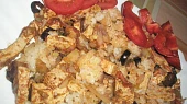 Tofu v zelí s rýží