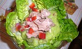 Tuňákový salát s avokádovým dresinkem - Ensalada de Atún con Aderezo de Aguacate