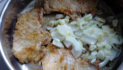 Vepřový kotlet s paprikou