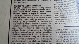 Zapečené fazolové lusky