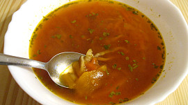 Zeleninová polévka s miso pastou