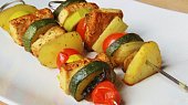 Zeleninové ražniči s tofu
