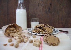 Arašídové sušenky s čokoládou