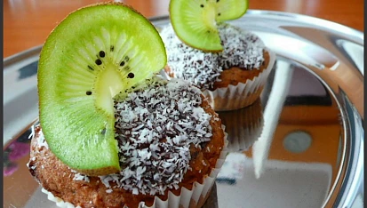 Bezlepkové kokosové muffinky s Monte