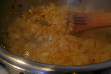 osmahlá cibule