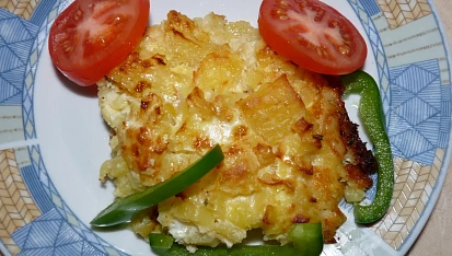 Brambory s brynzou