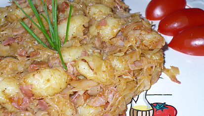 Gnocchi po česku - se zelím a slaninou, Gnocchi