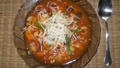 Italská polévka minestrone