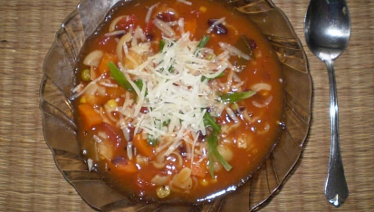Italská polévka minestrone