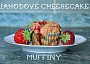 Jahodové cheesecake muffiny
