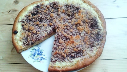 Kynuté koláče bez kynutí s kokosovou drobenkou