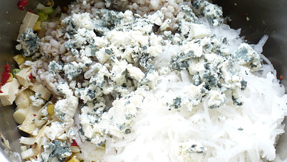 Kroupový nákyp s tofu