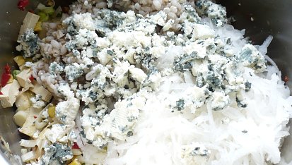 Kroupový nákyp s tofu