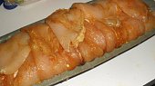 Kuřecí "roláda" ze srnčího hřbetu