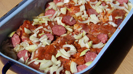 Kuřecí pečené na kedlubnovém zelí