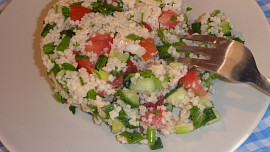 Kuskusový salát - tabbouleh