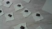 Listové šátečky s čokoládou