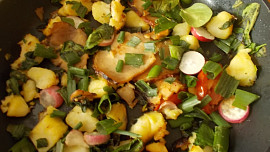 Manželovo večerní fantazie  -   barevná zeleninová  pánev