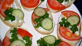 Nejobyčejnější chlebíčky - vegan