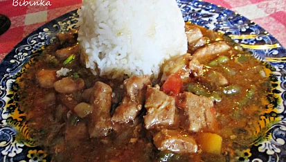 Ostřejší vepřové nudličky s kořením Garam Masala
