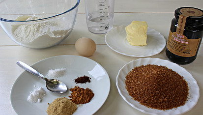Perník Gingerbread, suroviny