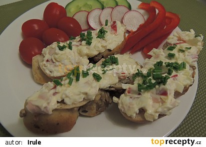 Pomazánka z Hermelínu a kapie
