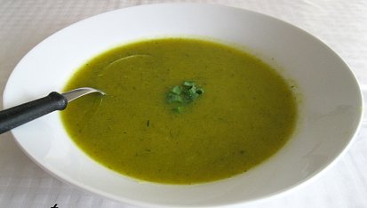 Pórkovo-dýňová polévka