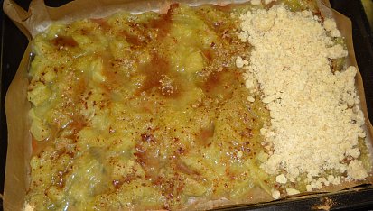 Rebarborový crumble