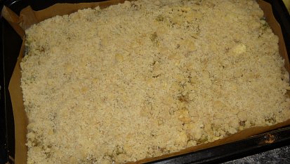 Rebarborový crumble