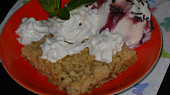 Rebarborový crumble