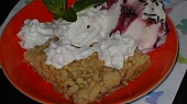 Rebarborový crumble