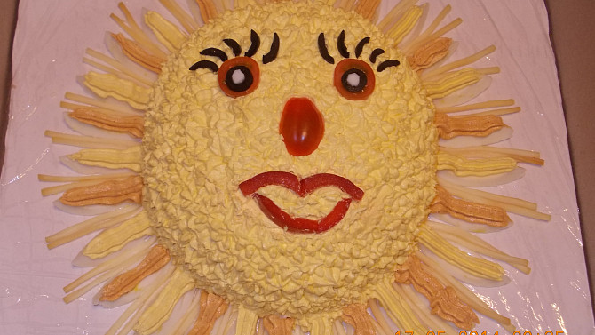 Sluníčko dort