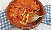 Zapečené plněné tortiglioni