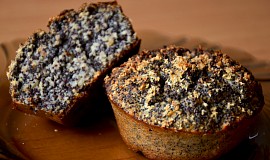 Zdravé a vláčné makové muffiny