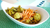 Zeleninová polévka s tofu knedlíčky