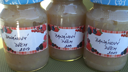 Banánový džem s grapefruitem